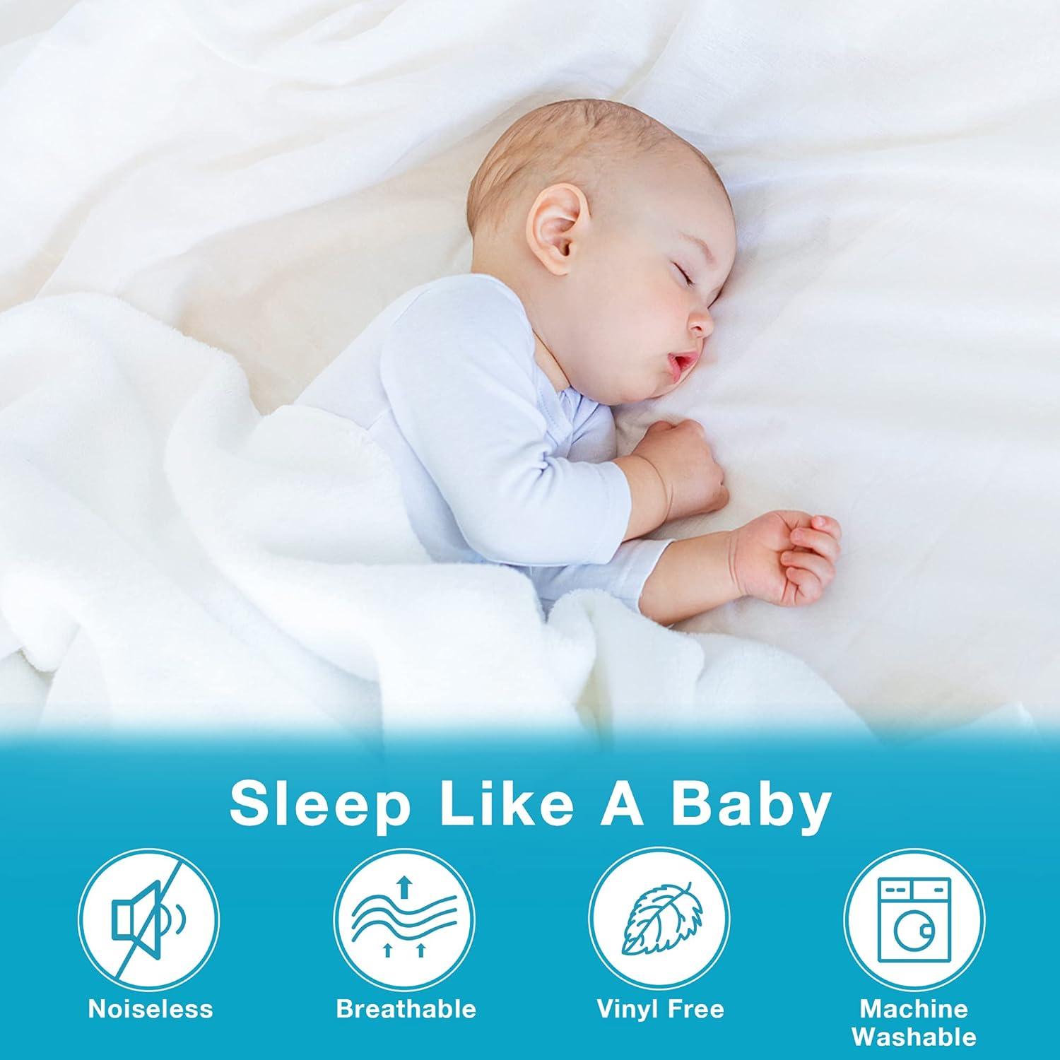 imageLunsing RV King Mattress Protector Soft Breathable Waterproof Narrow King Size Mattress Pad Cover 618 inches Deep Pocket White