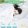 imageLunsing 2 Pack Waterproof Twin Mattress Protector Soft Breathable and Noiseless Twin Size Mattress Pad Cover with 616 in Deep PocketsWhite