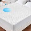 imageLunsing 2 Pack Waterproof Twin Mattress Protector Soft Breathable and Noiseless Twin Size Mattress Pad Cover with 616 in Deep PocketsWhite