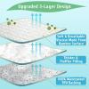 imageLunsing 2 Pack Waterproof Twin Mattress Protector Soft Breathable and Noiseless Twin Size Mattress Pad Cover with 616 in Deep PocketsWhite