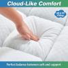imageLunsing King Size Mattress Topper with 621 inches Deep Pocket 78x80 Inches White