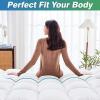 imageLunsing King Size Mattress Topper with 621 inches Deep Pocket 78x80 Inches White