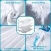 imageLunsing RV Short Queen Mattress Protector Soft Breathable Waterproof RV Queen Size Mattress Pad Cover 618 inches Deep Pocket White