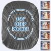 imageLunsing Twin Mattress Protector Waterproof Breathable Soft Twin Size Mattress Pad Cover Machine Washable 616 in Deep Pocket GreyGray