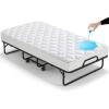 imageLunsing Narrow Twin Cot Mattress Protector Soft Breathable Waterproof RV Bunk Size Mattress Pad Cover 616 inches Deep Pocket White