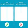 imageLunsing Queen Mattress Protector Soft Breathable Waterproof Queen Size Mattress Pad Cover 618 inches Deep Pocket GreyWhite