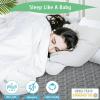 imageLunsing Waterproof King Mattress Protector Soft Breathable and Noiseless King Size Mattress Pad Cover with 618 in Deep PocketsGray