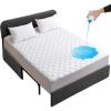 imageLunsing Full Sleeper Sofa Bed Mattress Protector Soft Breathable Waterproof Full Size Sofa Bed Mattress Pad Cover 410 inches Deep Pocket White